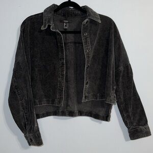 Forever 21 Cropped Corduroy Jacket
